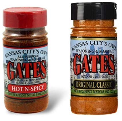 Gates Bar-B-Q All Purpose Original Classic) & Hot n Spicy 2 Pack Bundle