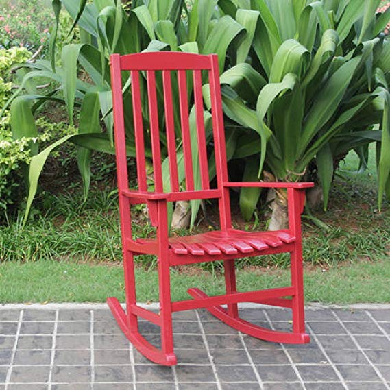 Mainstays Outdoor Rocking Chair (Red)