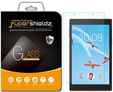 Supershieldz for Lenovo Tab 4 8 (8 inch) Tempered Glass Screen Protector, Anti-Scratch, Anti-Fingerprint, Bubble Free, Lifetime Replacement Warranty