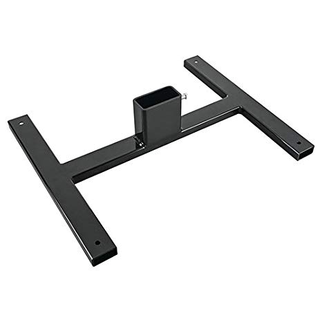 Champion Traps and Targets 44105 Champion Traps & Targets, 2x4 Mass Steel, Target Stand Base, Black