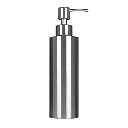 Soap Dispenser, ARKTeK Premium 304 Stainless Steel Liquid Soap Dispenser for Kitchens and Bathrooms, 24 Months Not Rusty Guarantee