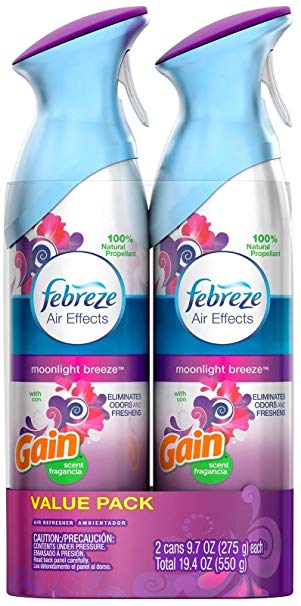 Febreze Air Freshener - Gain Moonlight Breeze - 9.7 Oz - 2 Ct