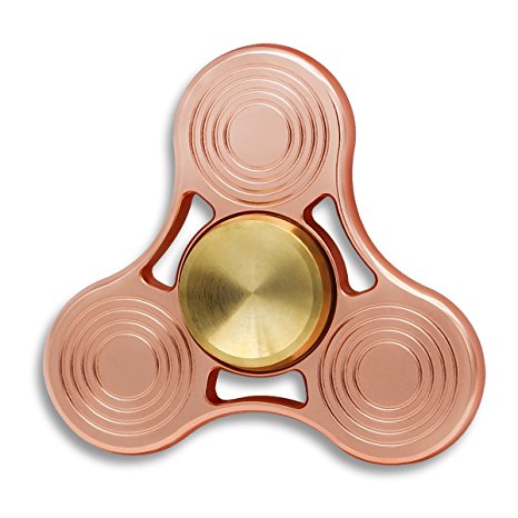 Red Copper Fidget Spinner Metal Hand Spinner Fidget Toys 5-7 Minutes Presentski