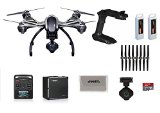 YUNEEC Q500 4K Typhoon Quadcopter w CGO3 Gimbal Camera Aluminum Case Free 64GB Micro SD ST10 Ground Station Handheld CGO Steady Grip 2 Batteries 2 Sets Propellers Plus Jestik Microfiber Cloth