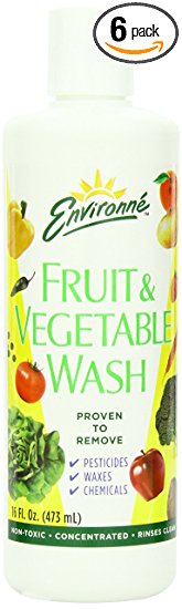 Environne Fruit & Vegetable Wash, 16-Ounce Bottles (Pack of 6)