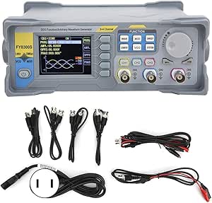 DDS Generator 3-Channel Arbitrary Waveform Function Generator Frequency Meter 4 TTL Level Output(FY8300S-20M US Plug 100-240V)