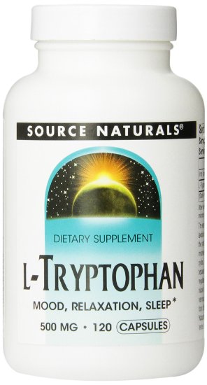 Source Naturals L-Tryptophan 500mg, 120 Capsules