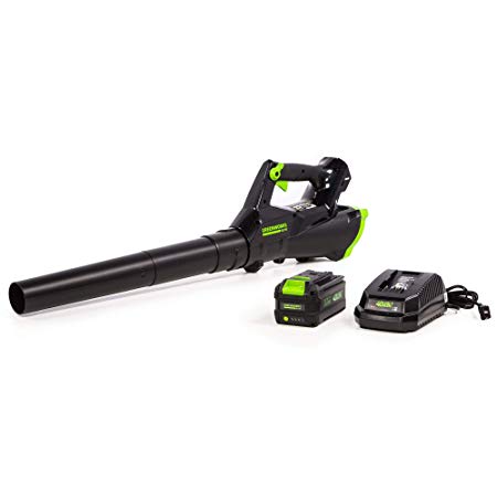 Greenworks 40V 110MPH Cordless Axial Blower, 3AH Battery and Charger Included LB-390