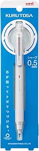 uni M5KS1P.37 Mitsubishi Pencil Mechanical Pencil Kurutoga KS 0.5mm Light Gray