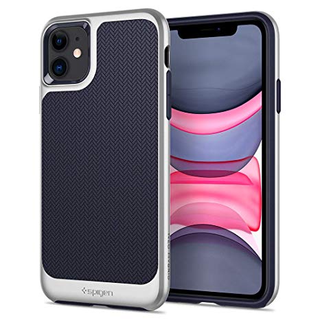 Spigen Neo Hybrid Designed for Apple iPhone 11 Case (2019) - Satin Silver