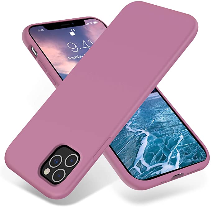 OTOFLY iPhone 11 Pro Case,Ultra Slim Fit iPhone Case Liquid Silicone Gel Cover with Full Body Protection Anti-Scratch Shockproof Case Compatible with iPhone 11 Pro (Lilac Purple)