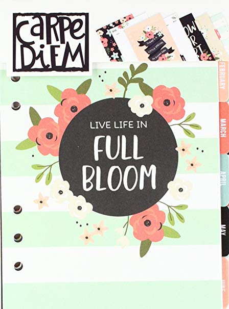 Carpe Diem by Simple Stories A5 Bloom Monthly Planner Inserts