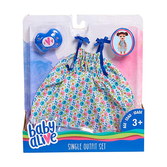 Baby Alive Single Outfit Set - Floral Dress