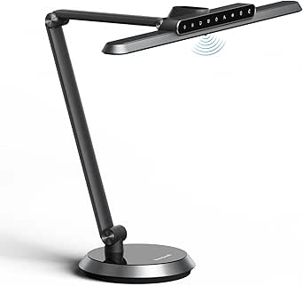 Honeywell Desk Lamp for Home Office - H9 Sunturalux™ Executive LED Desk Light with Auto-sensing,1000lm 3 Color Stepless Brightness Adjustment Eye-caring Table Lamp,Computer Reading Lamp for Study,Work