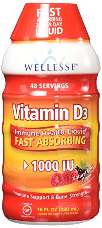 Wellesse Vitamin D3 - Liquid 16 oz. - 1000 IU