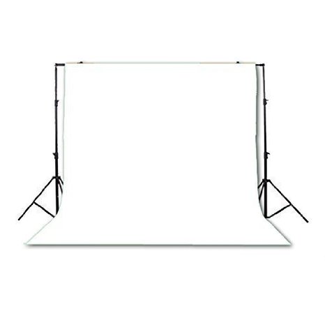 MVPower 10x10FT  3x3M Photo Backdrop Background Screen Cloth Non-woven Fabric for Studio Photography Video Shooting and Television White