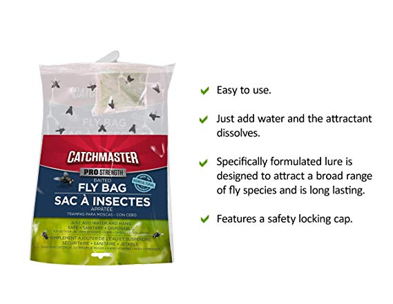 Catchmaster 975 Outdoor Disposable Fly Bag Trap (4)