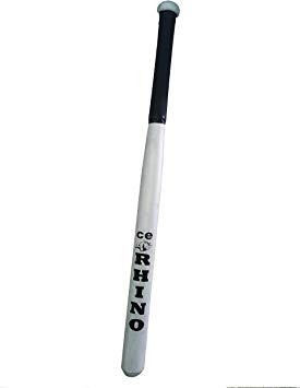 CE Rhino Match Wooden Painted Baseball Bat with Grip (Full Size, Assorted Colours)