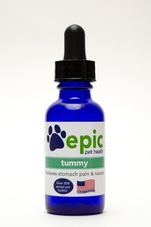 Epic Pet Health Tummy Natural Electrolyte Odorless Pet Supplement That Relieves Stomach Pain and Nausea. Made in USA