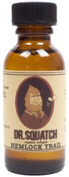 Dr. Squatch - Hemlock Trail Cologne - All Natural Men's Colonge with Spruce and Patchouli Oils