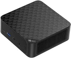 Beelink SER6-P Mini PC with AMD Ryzen 9 6900HX(8C/16T, up to 4.9GHz), 32GB DDR5 RAM 1TB PCle 4.0 SSD, Mini Computer AMD Radeon 680M Graphics, WiFi6/BT5.2/2.5G LAN/HDMI 2.1/DP 1.4/USB4/Gaming/Office