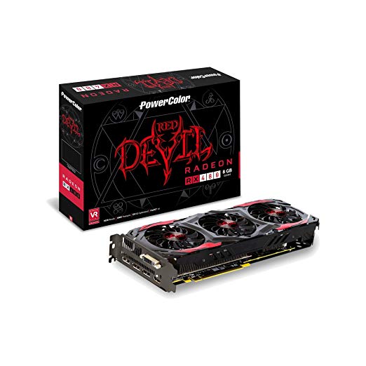 PowerColor AMD Radeon RED Devil RX 480 8GB GDDR5 DL-DVI-D / HDMI / DP x3 PCI-Express 3.0 Graphics Card