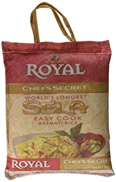 Royal Chef Secret Extra Long Sela Basmati Rice, 10 Pound