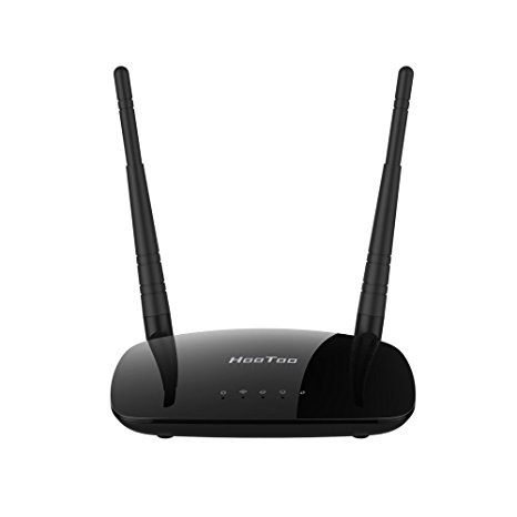 Wireless Router, HooToo N300 WiFi Router 2.4GHz - MAC Address & Client Filtering, Parental Control, Compact Profile