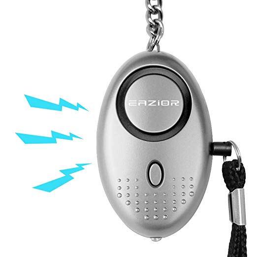 Eazior Personal Alarm, 140DB Security Alarms Self Defense Siren Keychain Alarm with LED Light for Women, Kids, Girls Safety Sound Keychain