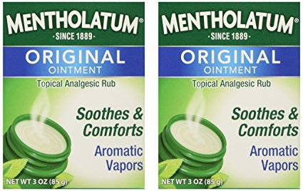 Mentholatum Ointment, 3 Ounce / 85 g (Pack of 2)