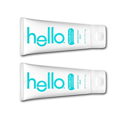 Oral Care hello Toothpaste,all Natural 2 Pack 4.2 oz each (Sweet Mint)