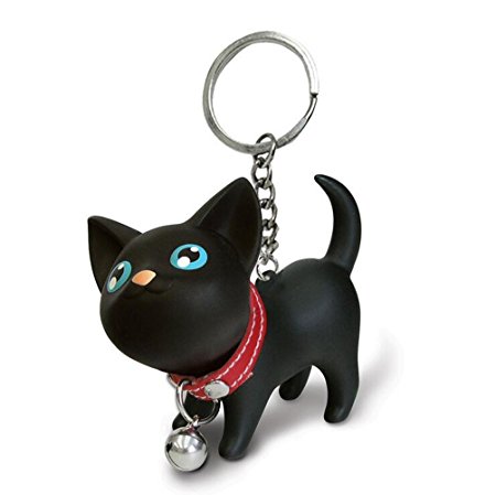 JOYJULY Cat Kitten Keyrings Chain Kawaii Adorable Bag Pendant Toy