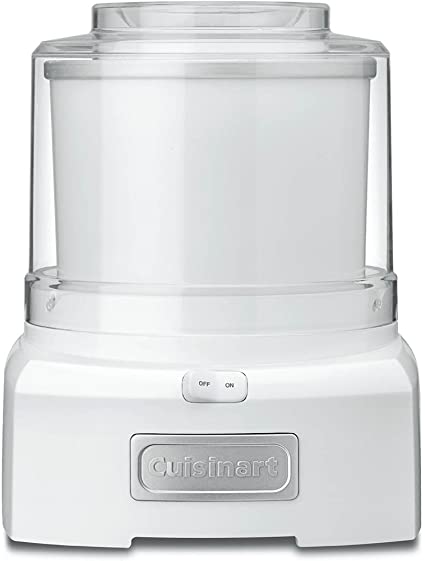 Cuisinart Frozen Yogurt-Ice Cream & Sorbet Maker 1.5 Quarts - (Renewed)