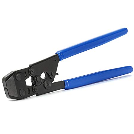 JWGJW Pex Cinch Clamp Fastening Tool from 3/8" to 1",Pex Cinch Crimping Tool Crimper for Stainless Steel Clamps (001)
