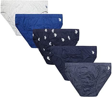 U.S. Polo Assn. Men's 5-Pack Low Rise Brief