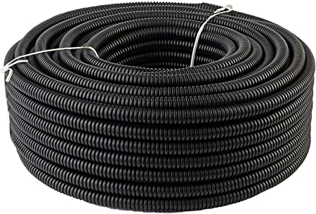 Xscorpion 5 FT – 100 FT Split Loom Tubing LOT – Polyethylene High Temperature Electrical Conduit Twice The Density of Our COMPETITORS Guaranteed (1/8” 1/4” 3/8” 1/2” 5/8” 3/4” 1")