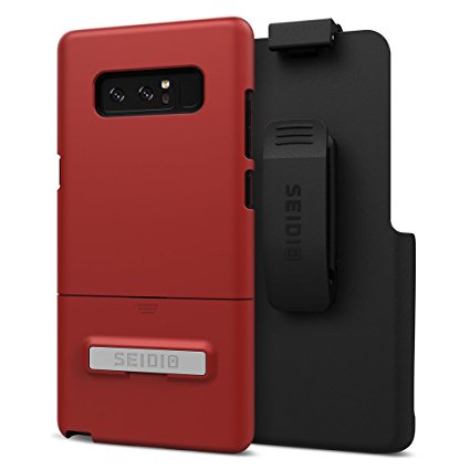Seidio SURFACE Combo Case for Samsung Galaxy Note 8 - Dark Red/Black