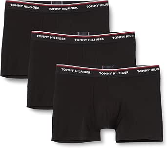 Tommy Hilfiger Boxers Caleçons Homme Lot de 3 Coton avec Stretch