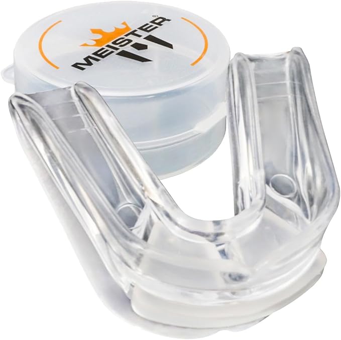 Meister Moldable Double Mouth Guard w/Case - Clear