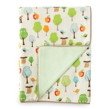 Skip Hop Nursery Blanket, Treetop Friends (Discontinued by Manufacturer)