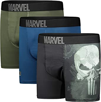 Captain America Performance Mesh Underwear Boxer Briefs 3-Pair Pack