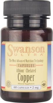 Swanson Ultra Albion Chelated Copper - 2mg, 60 Capsules