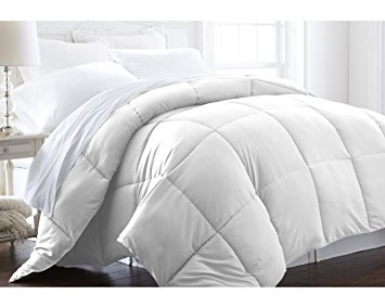 Luxurious Hotel Collection Year Round Down Alternative Comforter Duvet , TwinXL Size, white