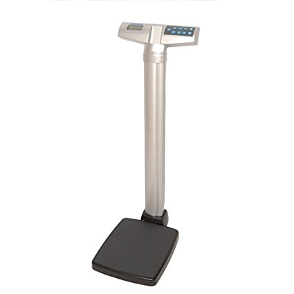 Health-O-Meter Digital Professional Waist High Beam Scale, Silver