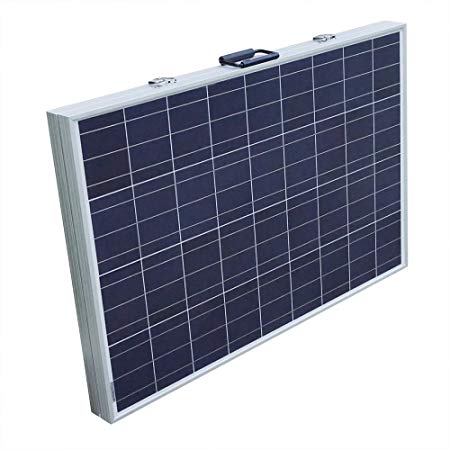 ECO-WORTHY 2 X 100 Watts Portable Solar Panel Kits with 15A Charge Controller for RV Boat 12V Battery