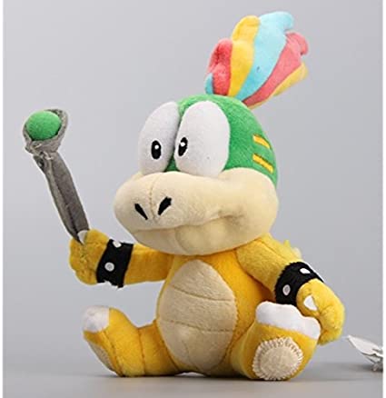 Super Mario Bros Plush 7.9 Inch / 20cm Lemmy O. Koopa Doll Stuffed Animals Figure Soft Anime Collection Toy