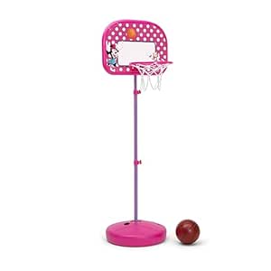 Delta Children Disney Minnie Mouse Basketball Hoop Set for Kids, Pink