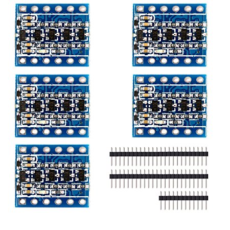 XCSOURCE 5PCS IIC I2C Logic Level Converter Bi-Directional Module 5V to 3.3V TE291