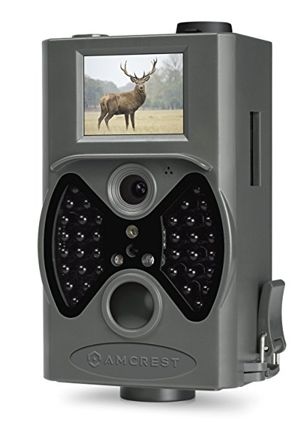 Amcrest Hunting & Trail Camera (ATC-1201G) | 2" LCD screen | 100° FOV | 65 ft Night Vision | Highly Sensitive Motion Detection | Detachable Laser Remote