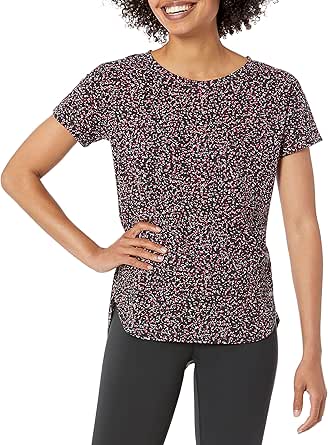 Amazon Essentials Women's Studio Relaxed-Fit Lightweight Crewneck T-Shirt (Available in Plus Size), Multipacks